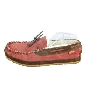 LL Bean Wicked Good Moccasins Slippers Dark Russet Dark Earth Size 9 M